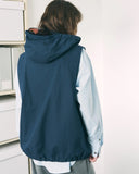 Phingerin Visor Double Zip Jacket in Navy blues store www.bluesstore.co