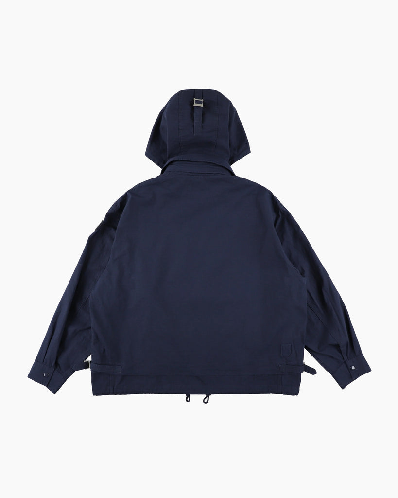 Phingerin Visor Double Zip Jacket in Navy blues store www.bluesstore.co