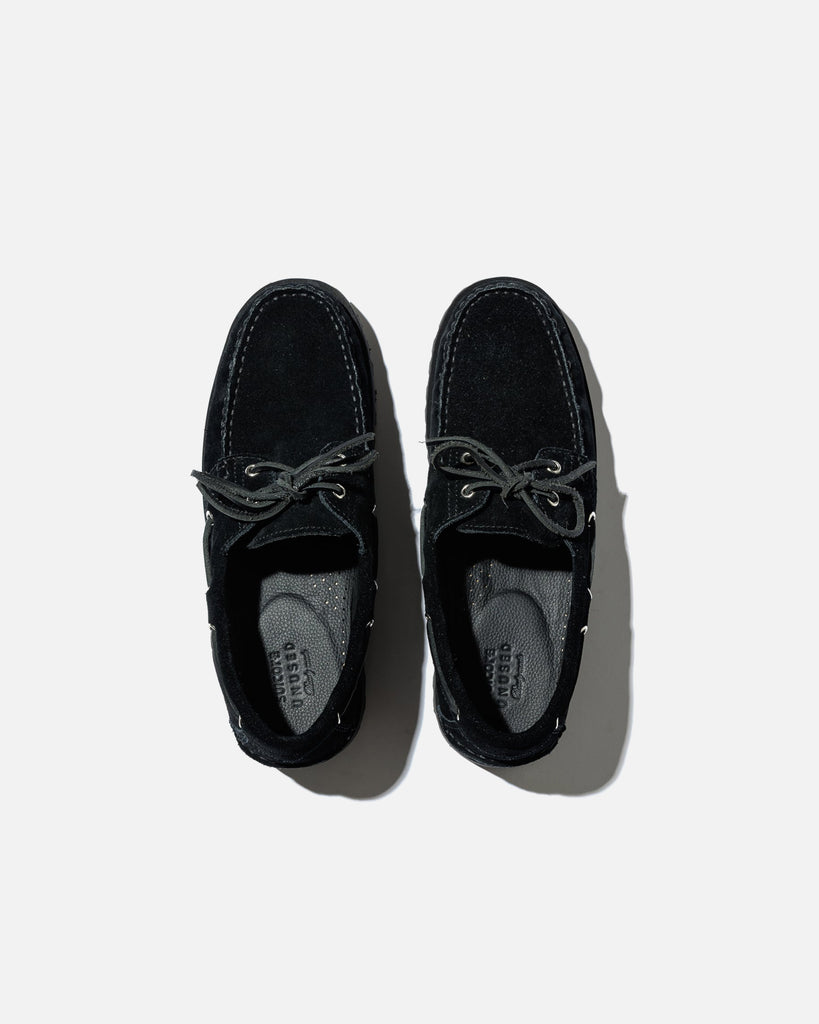 Suicoke x Unused black suede deck shoe blues store www.bluesstore.co