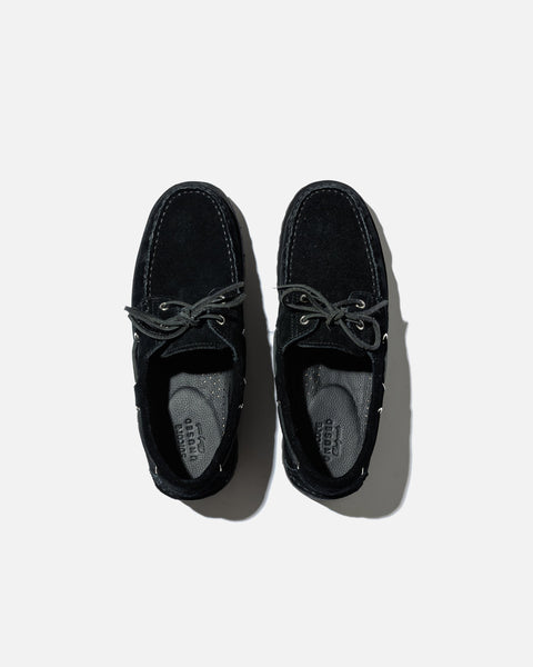 Suicoke x Unused black suede deck shoe blues store www.bluesstore.co
