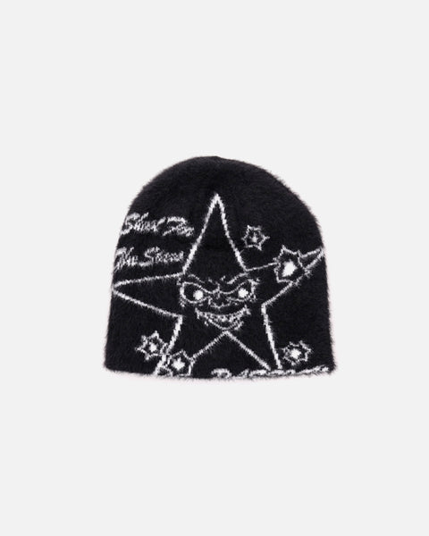 Target Practice Fohair Beanie in Black from Passion blues store www.bluesstore.co
