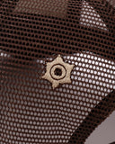 Target Practice Trucker Cap in Caramel from Passion blues store www.bluesstore.co