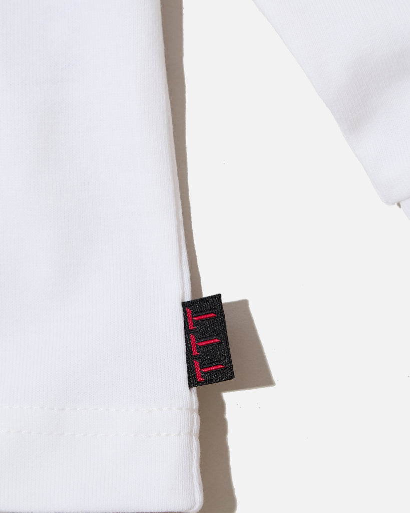 The Trilogy Tapes Atomgewichte Longsleeve T-shirt in White blues store www.bluesstore.co