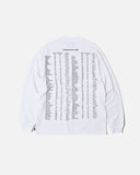The Trilogy Tapes Atomgewichte Longsleeve T-shirt in White blues store www.bluesstore.co