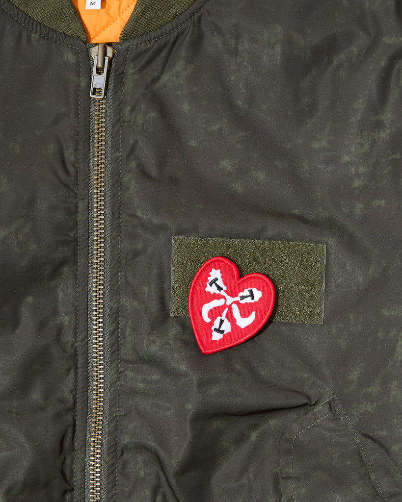 The Trilogy Tapes Bomber Jacket in Green blues store www.bluesstore.co