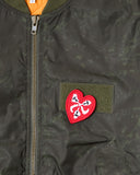 The Trilogy Tapes Bomber Jacket in Green blues store www.bluesstore.co