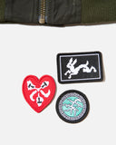 The Trilogy Tapes Bomber Jacket in Green blues store www.bluesstore.co