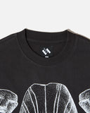 The Trilogy Tapes Face Figures Hands T-shirt in Black blues store www.bluesstore.co