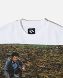 The Trilogy Tapes Piano Storm T-shirt in White blues store www.bluesstore.co