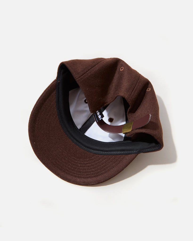 The Trilogy Tapes TTT Hare Wool Ball Cap in Nut Brown blues store www.bluesstore.co