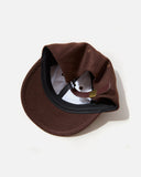 The Trilogy Tapes TTT Hare Wool Ball Cap in Nut Brown blues store www.bluesstore.co