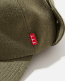 The Trilogy Tapes TTT Trapper Hat in Olive blues store www.bluesstore.co
