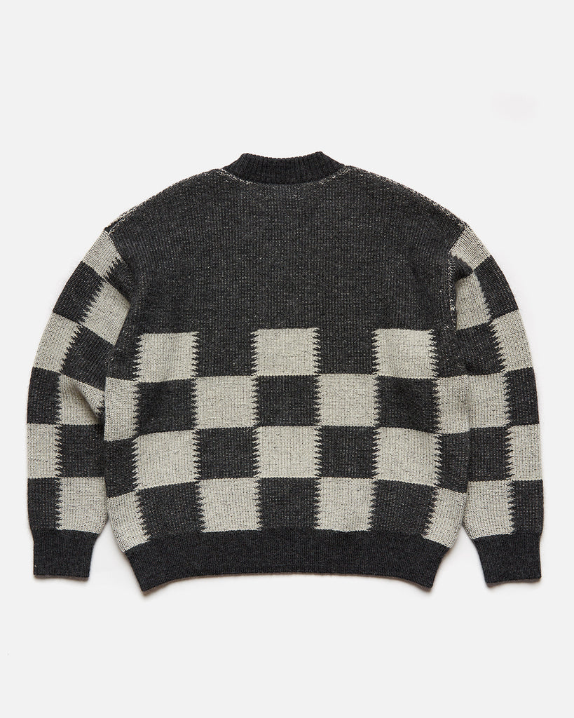 US2363 Square Pullover in shades of Grey from Japan based, Unused blues store www.bluesstore.co