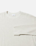 Unused US2550 Long Sleeve Waffle T-shirt in Heather Beige blues store www.bluesstore.co
