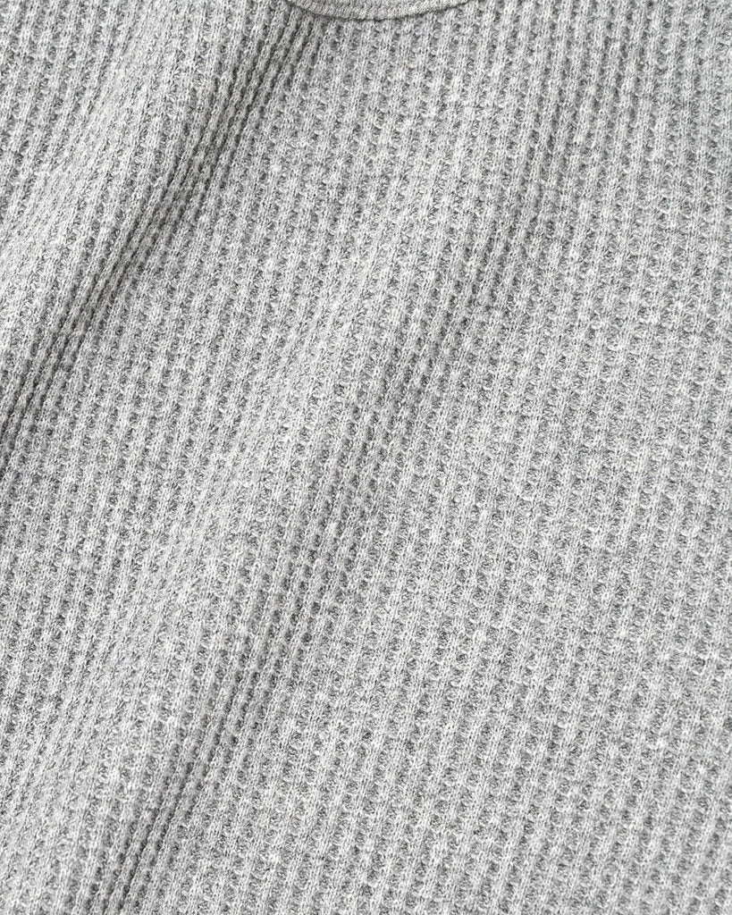 Waffle Thermal in Grey by Supply / Backdoor blues store www.bluesstore.co
