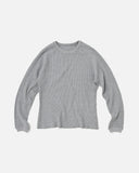 Waffle Thermal in Grey by Supply / Backdoor blues store www.bluesstore.co