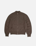 Yardsale Faldo Knitted Full-Zip in Brown blues store www.bluesstore.co