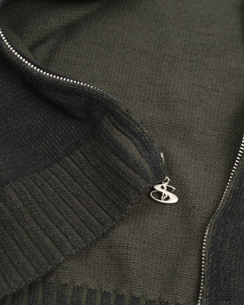 Yardsale Heathered Fullzip Hood in Black blues store www.bluesstore.co