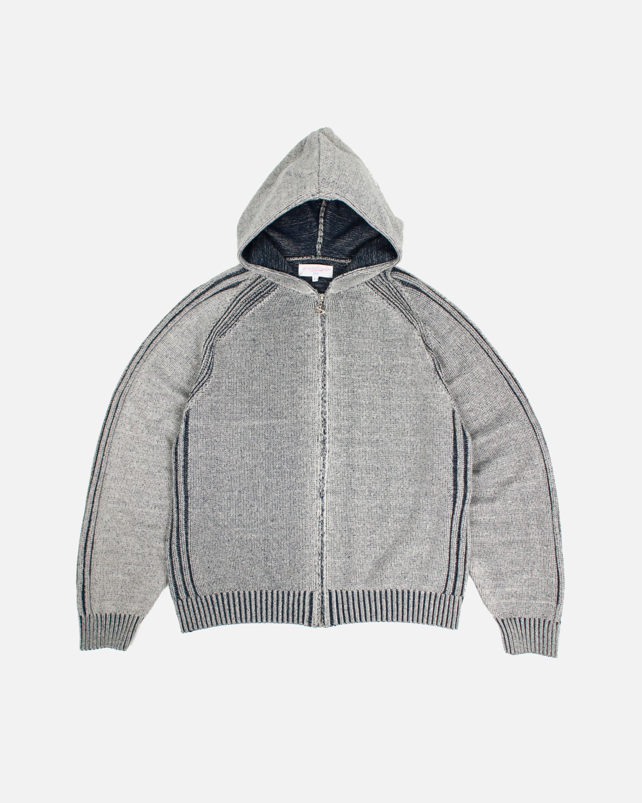 Yardsale Heathered Fullzip Hood in Stone | Blues