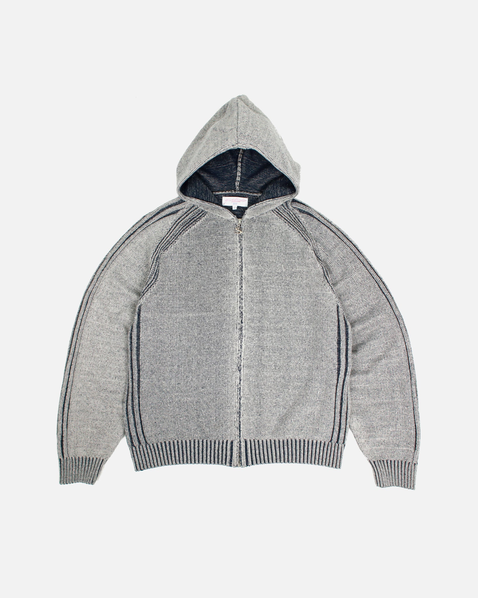 Yardsale Heathered Fullzip Hood in Stone | Blues