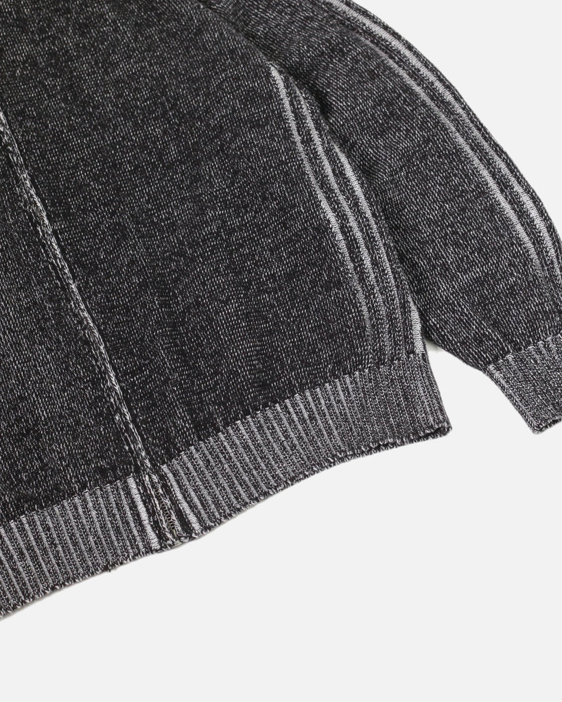Yardsale Heathered Phantasy Full-Zip Hood in Black / Stone blues store www.bluesstore.co