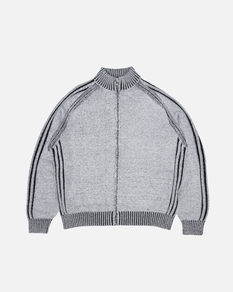 Yardsale Heathered Phantasy Full-Zip Hood in Stone / Black blues store www.bluesstore.co