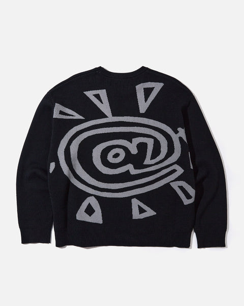Run @Sun Knitted Sweater in Black from Always Do What You Should Do blues store www.bluesstore.co