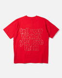 TYFYLT T-Shirt in Red from Always Do What You Should Do blues store www.bluesstore.co