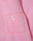 @Sun Hoodie in Pink from Always Do What You Should Do blues store www.bluesstore.co