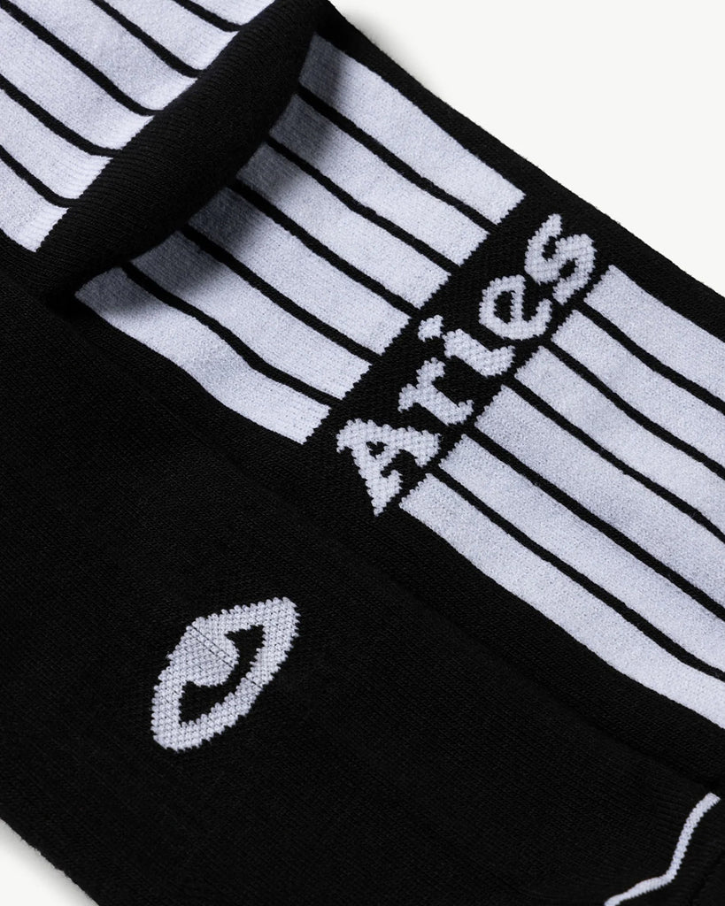 No Problemo Socks in Black from the Aries Arise Autumn / Winter 2023 collection blues store www.bluesstore.co
