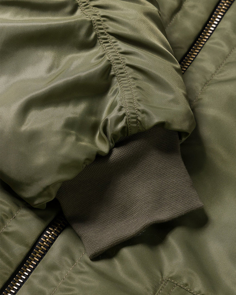 Reversible Nylon Flight Parka in Army Green from the Aries Arise Autumn / Winter 2023 collection blues store www.bluesstore.co
