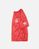 White Roses SS Football Jersey in Red from the Aries x Umbro Centenary Collaboration blues store www.bluesstore.co