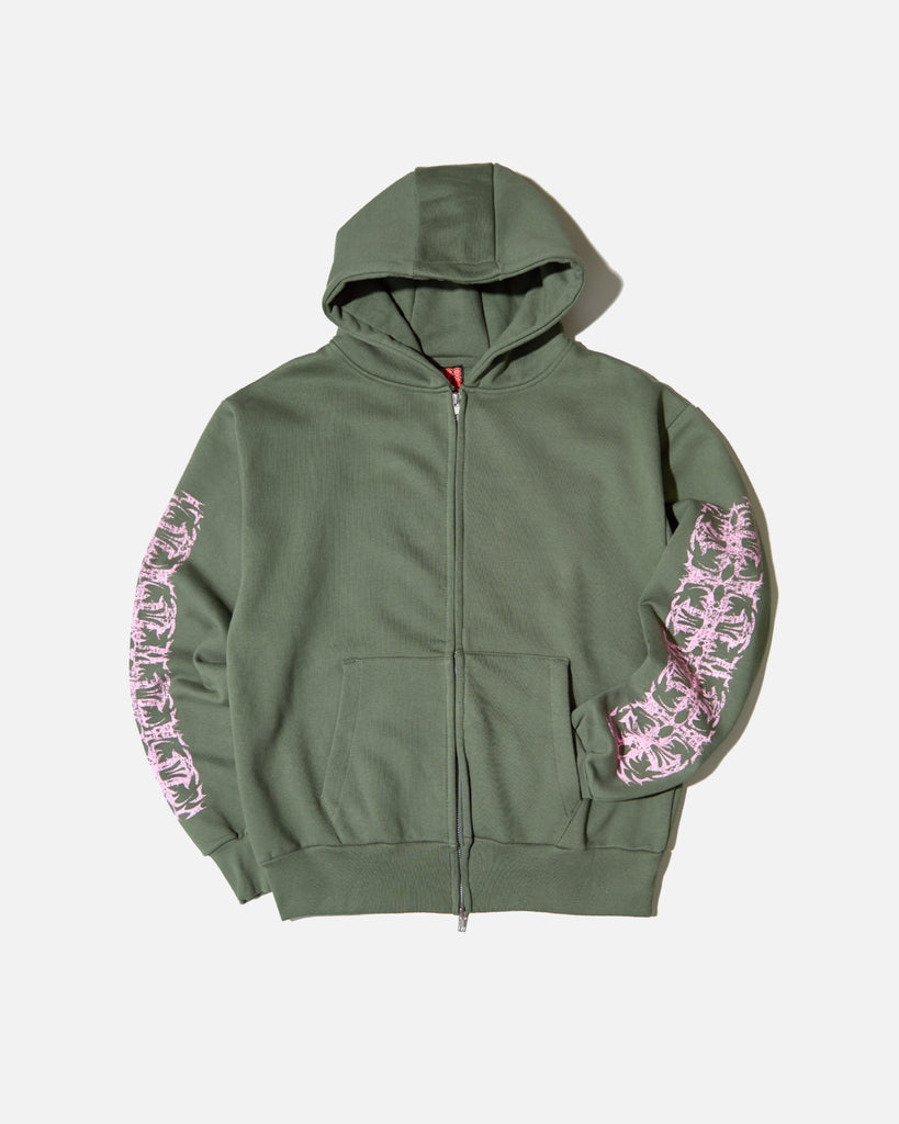 awides Spyne Hoodie in Earth Green blues store one www.bluesstore.co