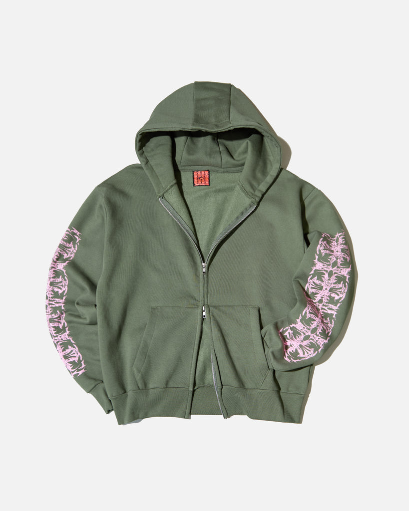 awides Spyne Hoodie in Earth Green blues store two www.bluesstore.co