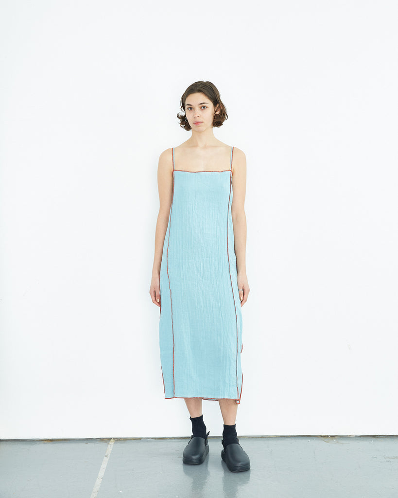 Shok Slip Dress in Wuxi Blue from the Baserange Summer 2024 collection blues store www.bluesstore.co