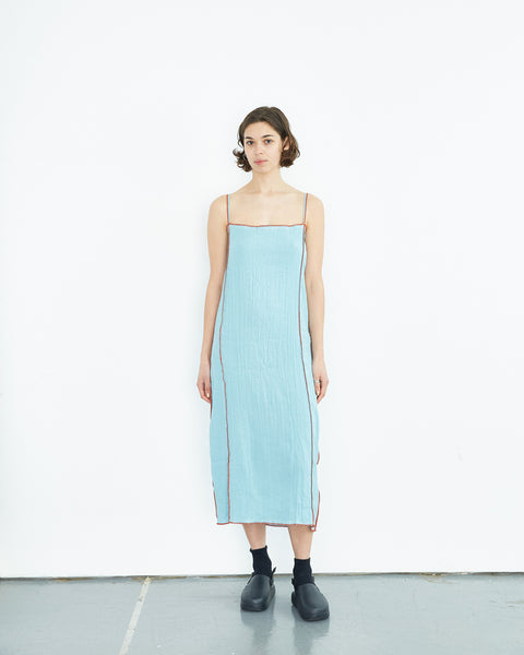 Shok Slip Dress in Wuxi Blue from the Baserange Summer 2024 collection blues store www.bluesstore.co