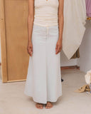 baserange Arthur Skirt Ecru Denim in Undyed blues store www.bluesstore.co