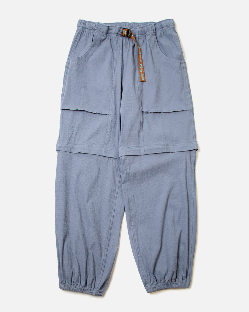 Alpinist Seersucker Convertible Pant in Slate Blue from the Summer 2023 Brain Dead collection blues store www.bluesstore.co