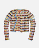 Bubble Knit Multi Colour Cardigan from the Brain Dead Autumn / Winter 2023 collection blues store www.bluesstore.co