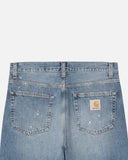 carhartt wip Landon Pant in Blue Destroy Wash blues store four www.bluesstore.co