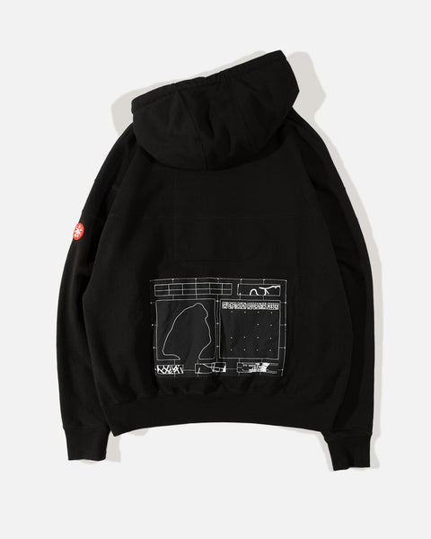 Curved Switch Hoody in Black from the Cav Empt Spring / Summer 2023 collection blues store www.bluesstore.co