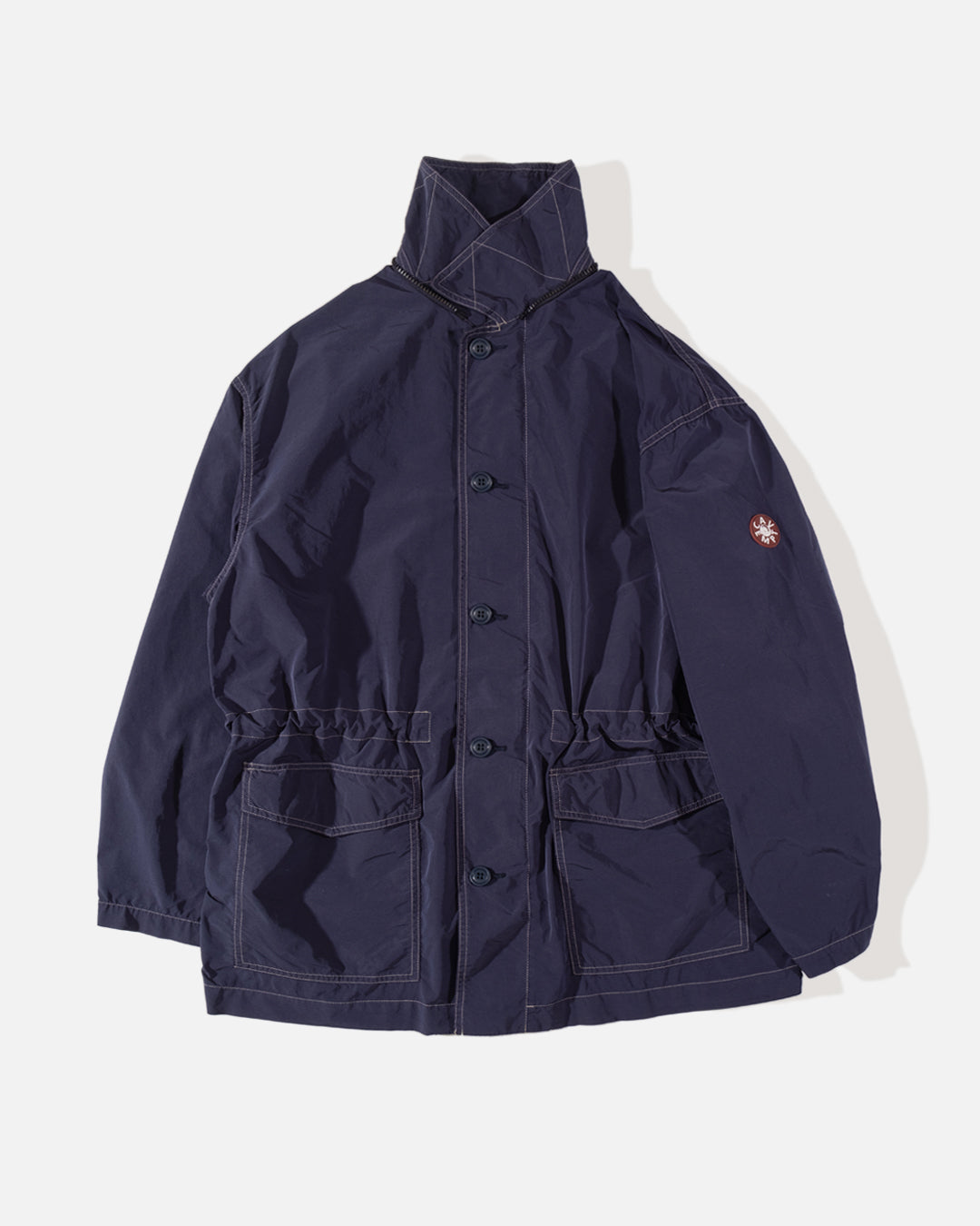 Overdye Detach Hood Coat Navy