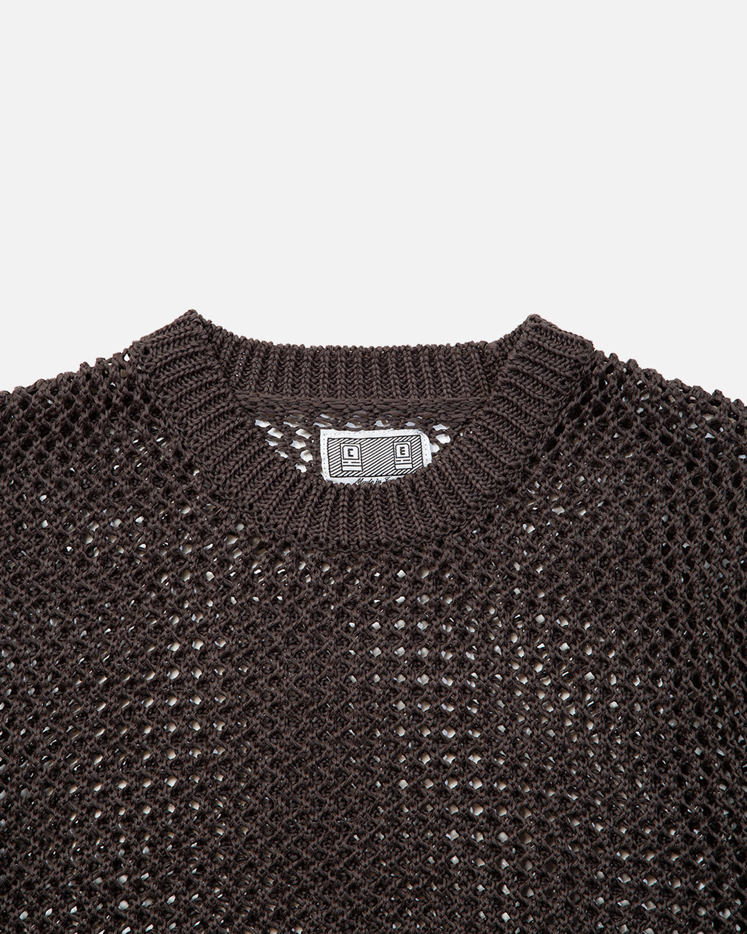 Cav Empt Side Rib Loose Net Knit in Charcoal | Blues Store