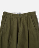 cav empt Brushed Soft Cotton One Tuck Pants in Green blues store www.bluesstore.co