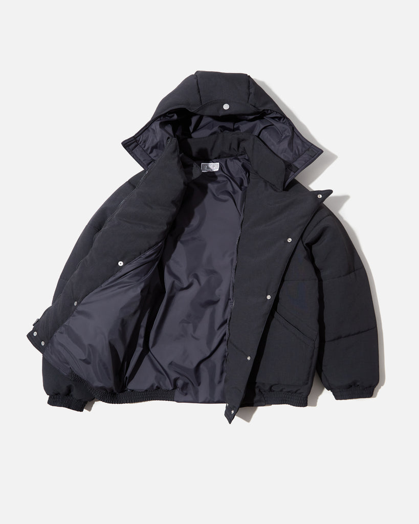 cav empt Diagonal Flap Puff Jacket in Black blues store www.bluesstore.co