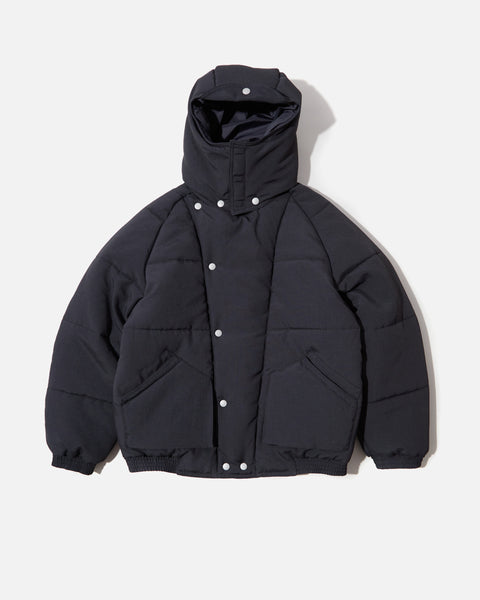 cav empt Diagonal Flap Puff Jacket in Black blues store www.bluesstore.co