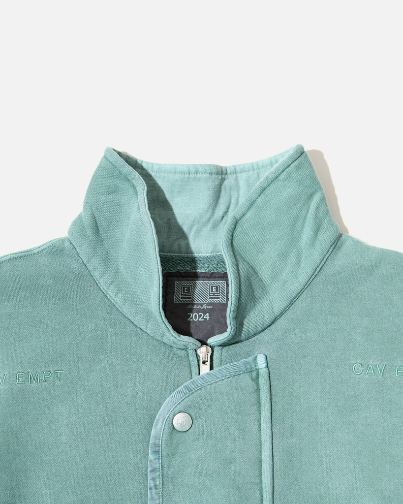 cav empt Overdye Collared Half Zip in Green blues store www.bluesstore.co