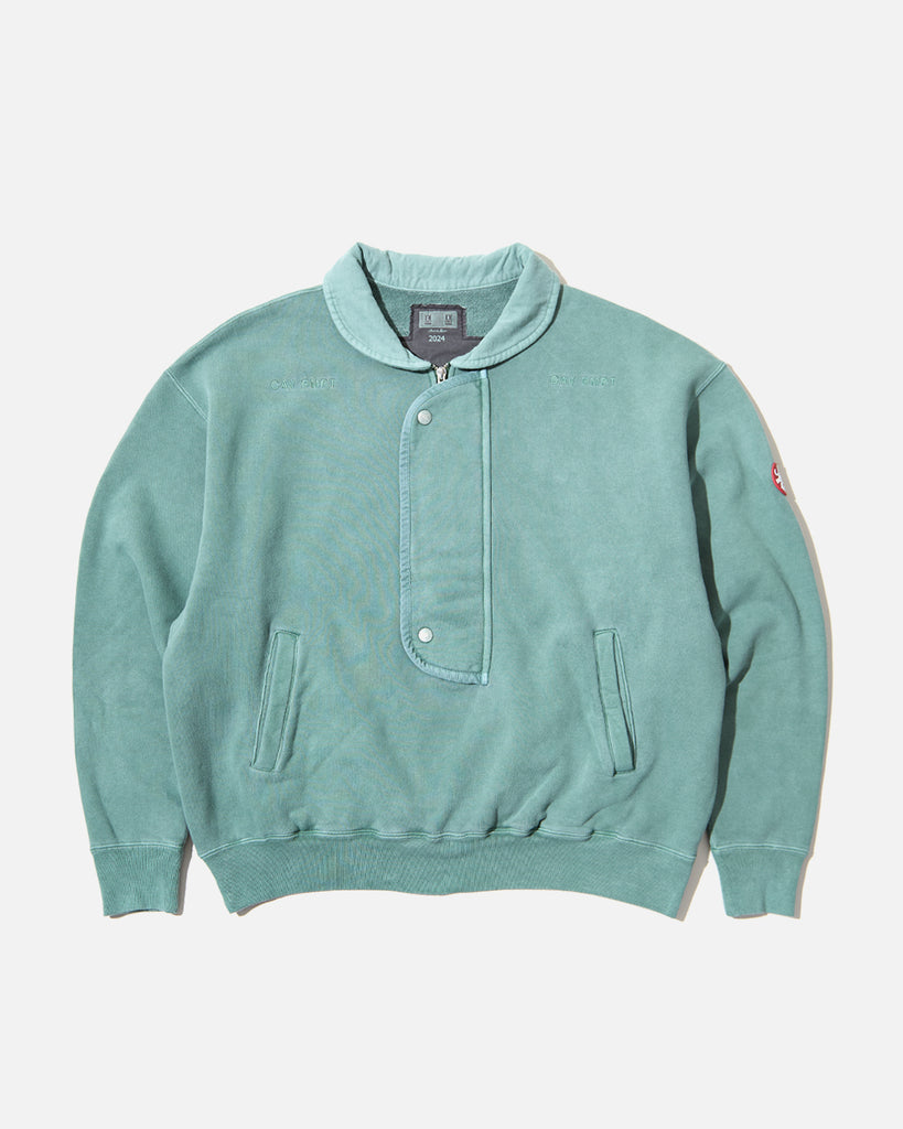 cav empt Overdye Collared Half Zip in Green blues store www.bluesstore.co