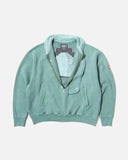 cav empt Overdye Collared Half Zip in Green blues store www.bluesstore.co