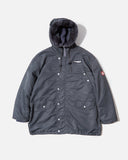 cav empt Synth Fur Hood Zip Coat in Charcoal Grey blues store www.bluesstore.co